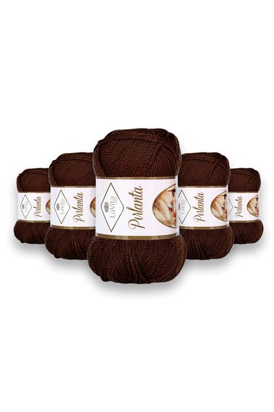 LaVita Yarn Πέρλες 5 Συσκευασίες Amigurumi Χειροποίητης Κλωστής Taka Yarn (καφέ-5519)