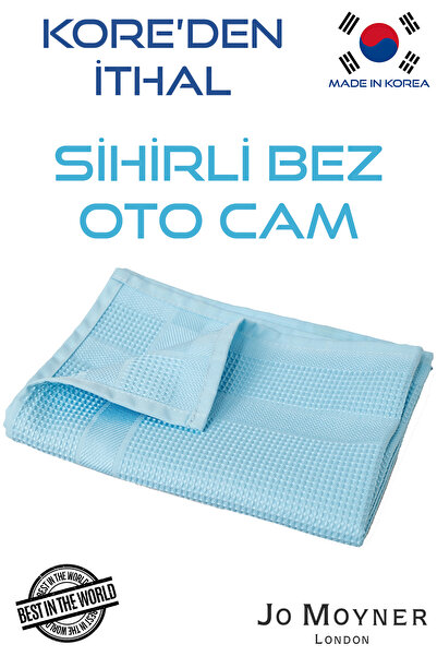 Jo Moyner Sihirli Oto Cam Bezi Mikrofiber Oto Cam Bezi 40X60 CM Made in Korea...