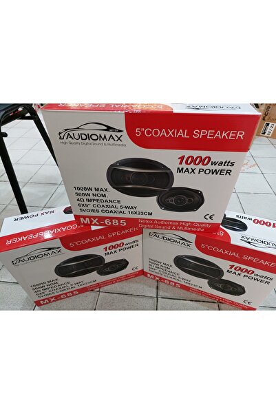 AUDİOMAX Audıomax 6x9 85lik Oval Hoparlör 1200waat
