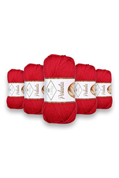 LaVita Yarn П'ятипакетний набір для в'язання амігурумі Desaryou (червоний-0136)