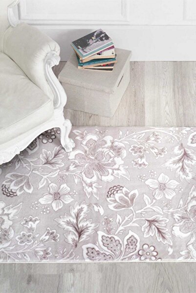 Dijidekor Halı Vizon Kaymaz Taban Yıkanabilir Kesme Yolluk Salon Koridor Oda ...