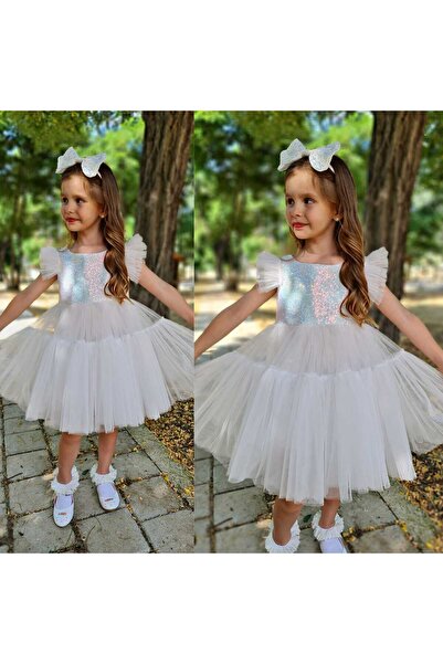 KOKOSH Kız çocuk abiye elbise taç