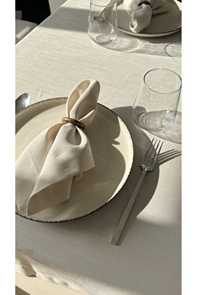 creaminhome بيج 10 قطع مناديل