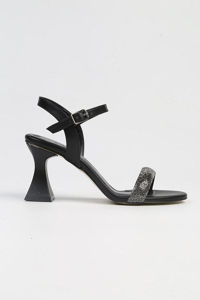 Pierre Cardin ® | PC-53015- 3691 Μαύρα γυναικεία παπούτσια με τακούνι