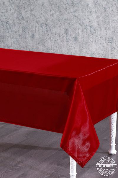 Finezza Crystal Monorail Fabric Red Tablecloth Rectangular 140x200 Cm - 766