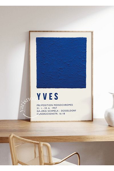 Yaris Note Αφίσα Yves Klein - Σχεδιασμός χωρίς πλαίσιο