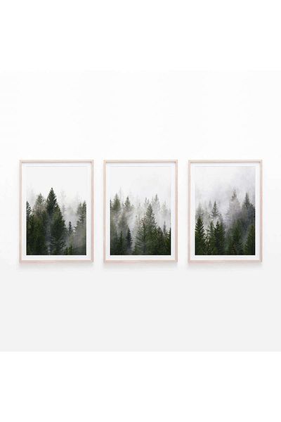 Yaris Note Forest Art - Σετ 3 αφίσες χωρίς πλαίσιο