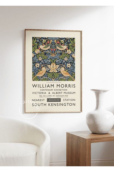 Yaris Note Σχέδιο αφίσας χωρίς πλαίσιο William Morris
