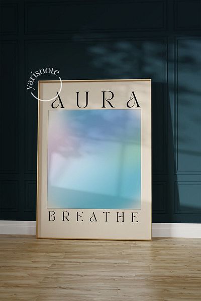 Yaris Note Aura Breathe - Σχεδιασμός αφίσας χωρίς πλαίσιο