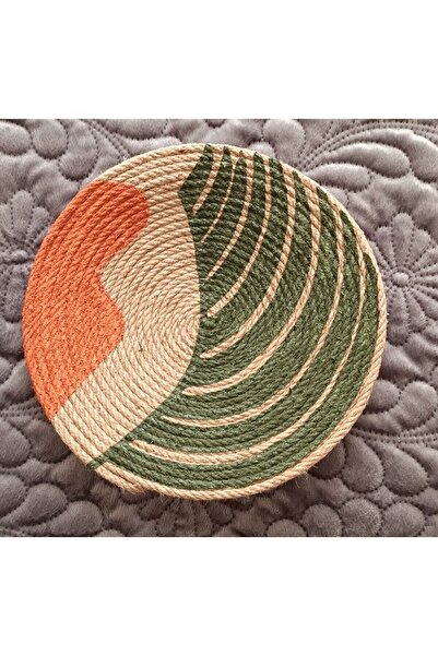 Toprak Design Bohem Hasır Duvar Tabağı, Afrikan Duvar Tabağı, Hasır Tabak