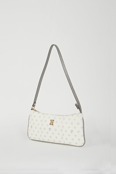 Pierre Cardin Geantă de umăr pentru femei Monogram albă 05PO22Y1564