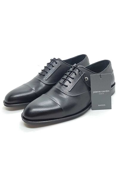 Pierre Cardin Мъжки обувки PIERRE CARDIN BLACK CLASSIC с неолитови подметки и връзки