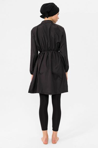 modabirsen Πλήρως καλυμμένο Hijab Μαγιό Σετ Διπλό Καλσόν τουνίκ