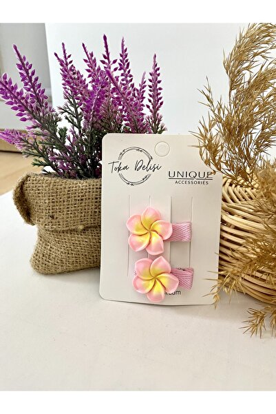 Toka Delisi مشبك تثبيت على شكل زهرة اللوتس ألوها بألوان ناعمة وبسيطة للأطفال