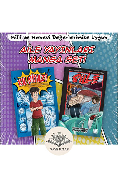 Aile Yayınları Manga Seti // Kıl Niyazi ve Sille (2 Kitap Set )