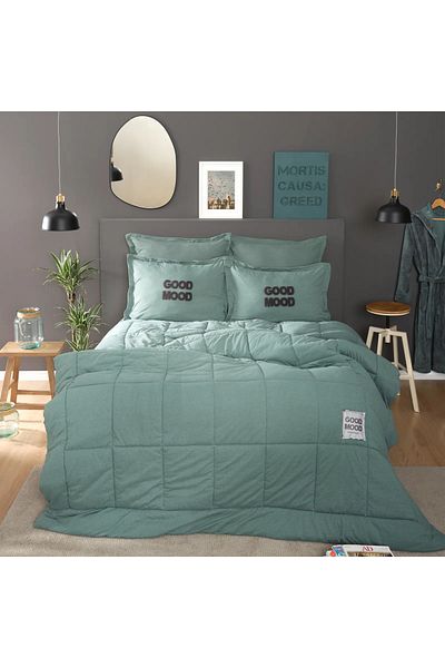 Karaca Home Motto Cotton Comfort Doppelschlafset
