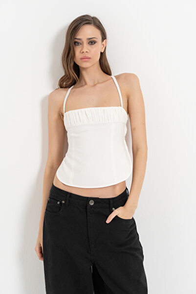Kikiriki Back Cross Tie Mini Bustier