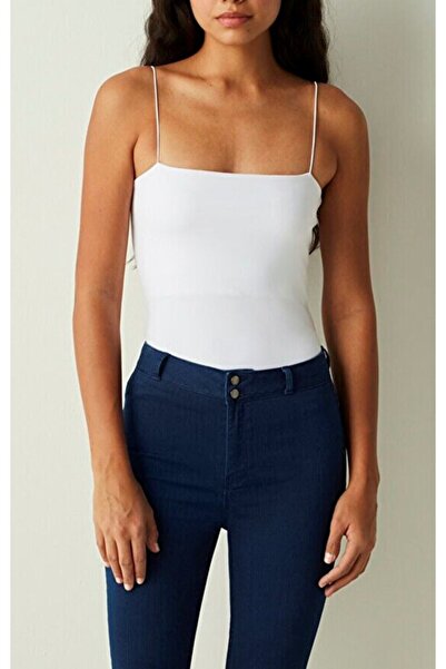 ISO MODA Νέο Cami Singlet Μαύρο Λευκό