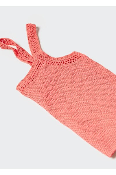 MANGO Baby Crochet Embroidered Blouse