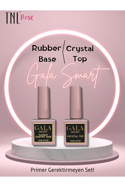 tnl professional Tnl Rose Ikili Set Gala Rubber Comfort Base-ekstra Parlak Cr...