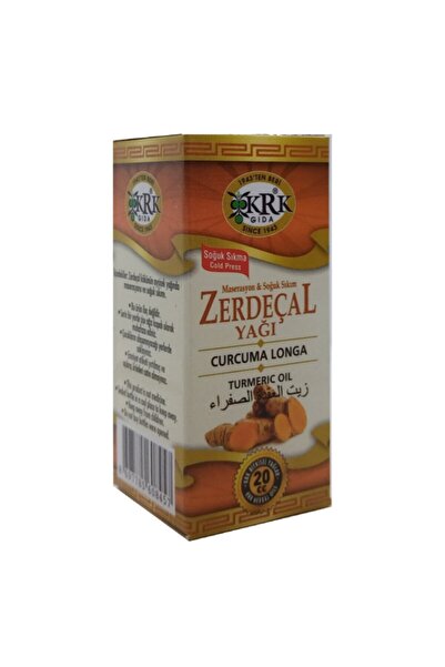 Krk Gıda Soğuk Sıkım Zerdeçal Yağı 20 Ml