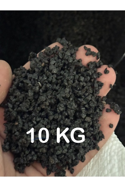 Kumstore Akvaryum Kumu Özel Elenmiş Tek Boyut Siyah Bazalt Bitki Kumu 10 Kg
