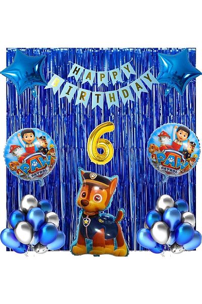 Parti Station Paw Patrol Balloon Set Paw Petrol 6 Year Old Balloon Set Paw Patrol Birthday Set Paw Patrol Chase