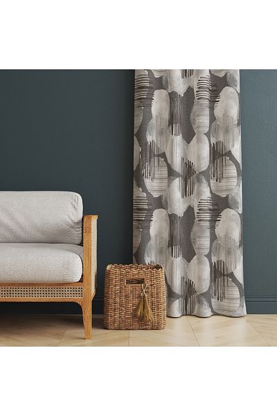MUN HOME Ψηφιακή τυπωμένη κουρτίνα σκηνικού μονόφυλλο 140 x 260 cm με ραμμένες άκρες