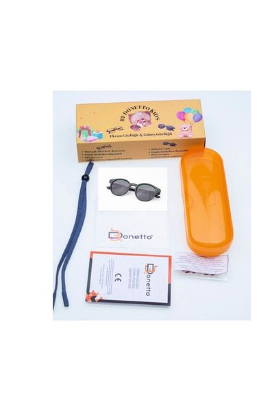 By Donetto New-Unisex (3-9 Years) Polarized Dark Green Children's Sunglasses