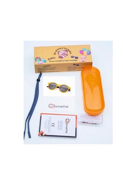 By Donetto New Unisex 3-9 Years Old Polarized Orange Children's Sunglasses
