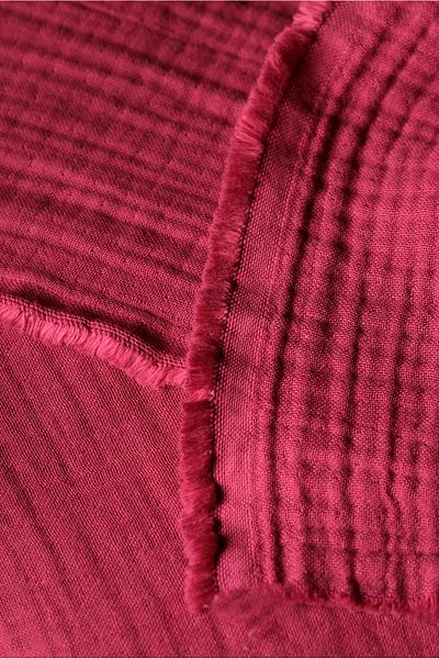 themazi NATURAL DYES Fuchsia 4 Layer Muslin Fabric: The Name of Comfort and Elegance for Babies - Discover Now