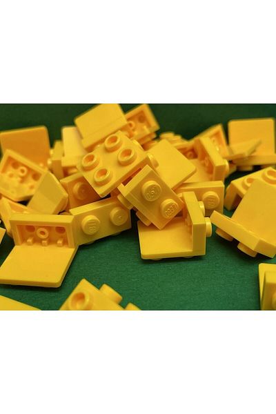 LEGO Creator Moc Accessory Connection Part Bracket 1 X 2 - 2 X 2 Yellow 6 Pieces Will Be Sent