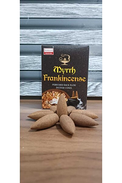HUNATASARIM 10 Adet Geri Akış Tütsü Myrrh Frankincense Kokulu