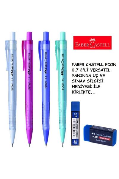 Faber Castell Econ 0.7 Nib Pen Versatil - 1 Piece Nib + 1 Piece Staple Eraser