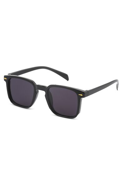 ModaLand Black Glass Black Frame Unisex Glasses