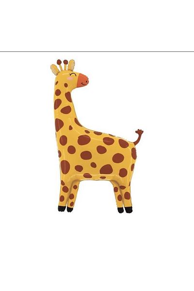 Çemrek Süs Parti Forest Giraffe Foil Balloon