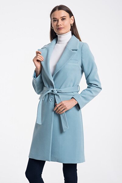 Pitti Women's Baby Blue Coat 70521