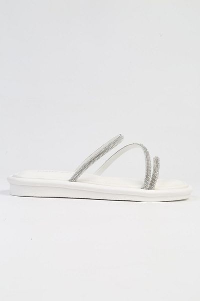 Pierre Cardin ® |   PC-5102-3891 Λευκές-Γυναικείες Παντόφλες