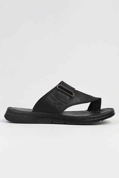 Pierre Cardin ® |   PC-7152 - 2115 Μαύρες-Ανδρικές Παντόφλες