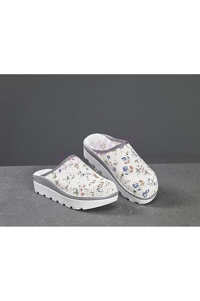 Dr. Mitra Women's Sabo Slippers with Tractor Sole Holes 809