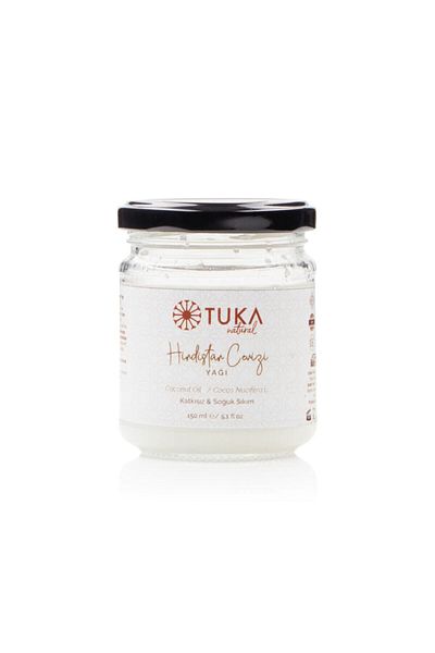 TUKA NATURAL Organic Coconut Oil 150ml (Cold Pressed)