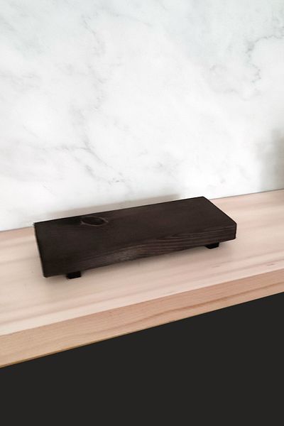 Wooden Factory Wooden Standing Oil Pot, Soap Dish, Multi-Purpose Decorative Presentation Holder
