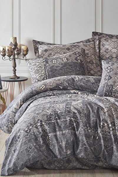 İyi Geceler İstanbul Σετ Παπλωματοθήκη από Βαμβάκι Καπνιστό Διπλό Old Palace