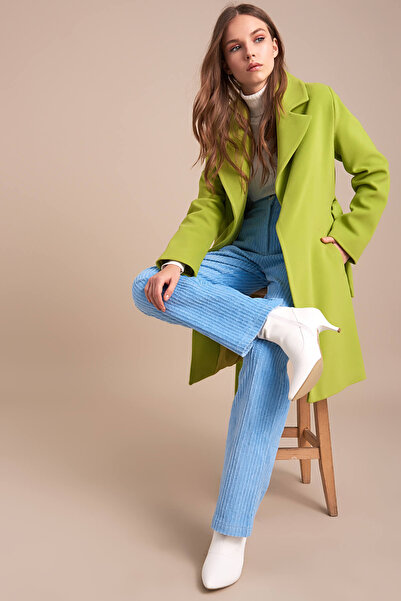 Pitti Women's Pistachio Green Coat 70477