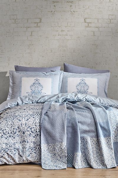 İyi Geceler İstanbul Set cuvertură dublă Dream Winter - Ice Blue