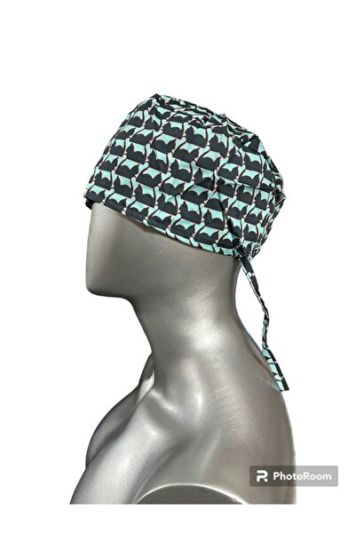 Beyaz Medikal Doktor Hemşire Aşçı Cerrahi Bone Hastane Bonesi Bandana