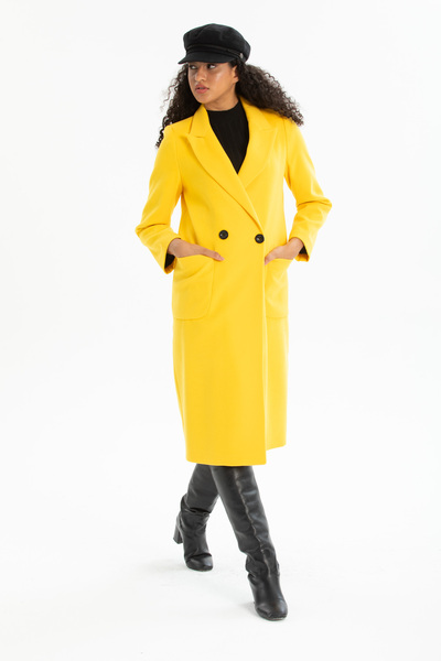 Pitti Women's YELLOW Coat 70581
