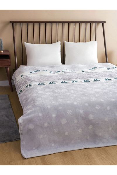 LC Waikiki LCW HOME بطانية مزدوجة منقوشة 200x220 سم