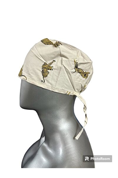 Beyaz Medikal Doktor Hemşire Aşçı Cerrahi Bone Hastane Bonesi Bandana