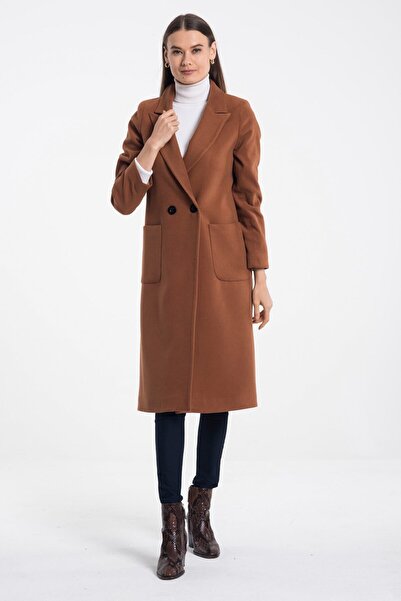 Pitti Women's Tan Coat 70581